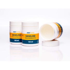 ABODERM Vaseline 375 ml (3 x 125 ml) Cosmetic in Pharmacopoeia Quality for Protecting and Care of the Skin