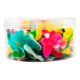 Gomitas Cocodrilo Animales Reptiles Divertidos 60 Pzas