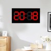 Household Acrylic Digital 3D Clock Remote Control Perpetual Calendar Alarm