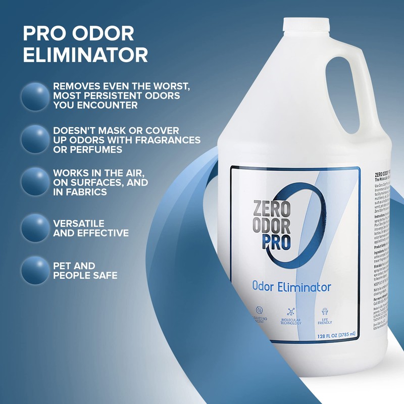 Zero Odor Pro - Commercial Strength Odor Eliminator & Neutralizer,