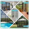 FCSOTSPS Pet Proof Window Door Screen Roll,37.4INx16.4FT Polyester Window Screen