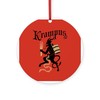 CafePress Krampus Round 4" MDF Holiday Ornament