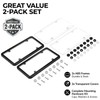 License Plate Frame Cover, Rear Front Car Plate Protector Fits