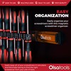 Olsa Tools Magnetic Screwdriver Rail Organizer| Professional Quality Magnetic Tool