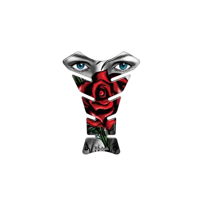 Keiti Motorcycle Tank Pad Rose Visage KT8140