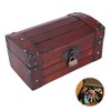 Vintage Wooden Storage Box Retro Hand Made Exquisite Jewelry Craft