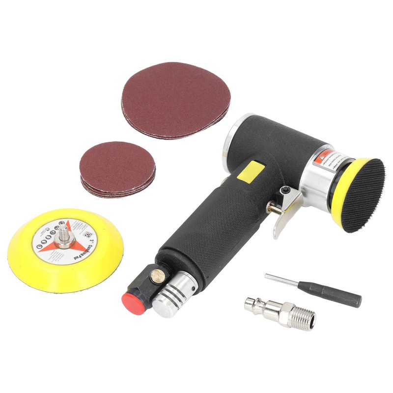 Air Orbital Sander Stable Performance Low Power Consumption Zinc Alloy