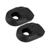 Motoforti Universal Bicycle Crank Boot Protector, Plastic, Black, 2 Pcs