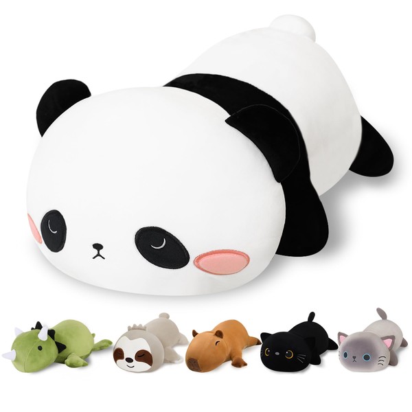 Finebee Weighted Panda Stuffed Animals, Cute Weighted Panda Plush, Soft