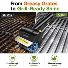 Electric Stainless Steel BBQ Brush for Grill Cleaning – Rechargeable Wireless Tool Gift for BBQ Lovers