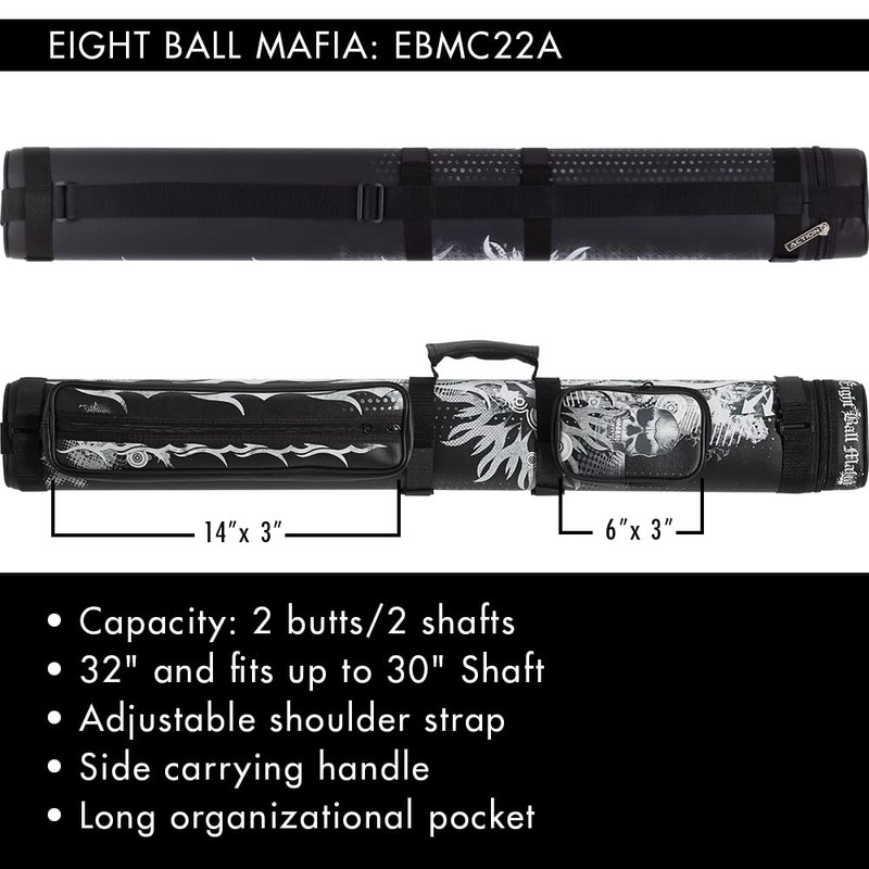 Eight Ball Mafia EBMC22A 2x2 Hard Case - Skull and
