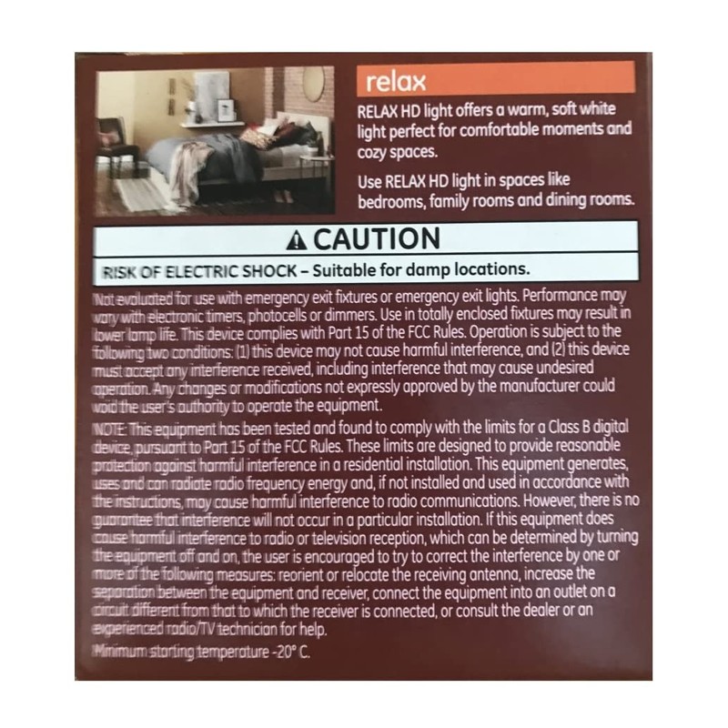 GE Relax 12-Pack 45 W Equivalent Dimmable Soft White R20