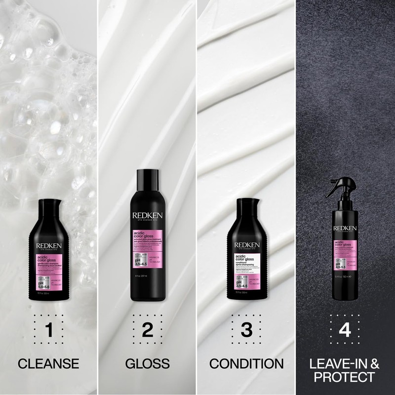 REDKEN Acidic Color Gloss Conditioner, Colour Protection, Glass-Like Shine, for
