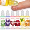 ReviveNail Cuticle Oil: Repair and Moisturize Dry, Damaged Nails and Cuticles - Strengthens and Nourishes Nail Care - 6pcs/10ml Rollerball Set