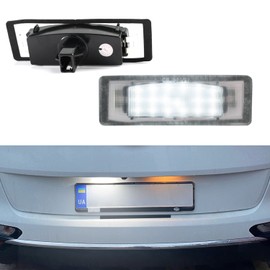 njssjd 2pc Led License Number Plate Light Compatible with Kia Ceed/ProCeed/Ceed GT/Optima Type TF/Tucson FL / i40 Hatchback Saloon Kia Sportage from 2015 Registration Lamp