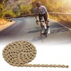 Mountain Bike Chain 10 Speed High Carbon Steel Gold Hollow