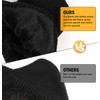 Wmcaps Winter Beanie with Brim and Ear Flaps, Outdoor Warm
