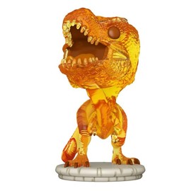Funko Pop! Movies Jurassic Park 1380 30th Anniversary Amber Tyrannosaurus Rex T Translucent (Bundled with Compatible Box Protector Case) 3.75 inches