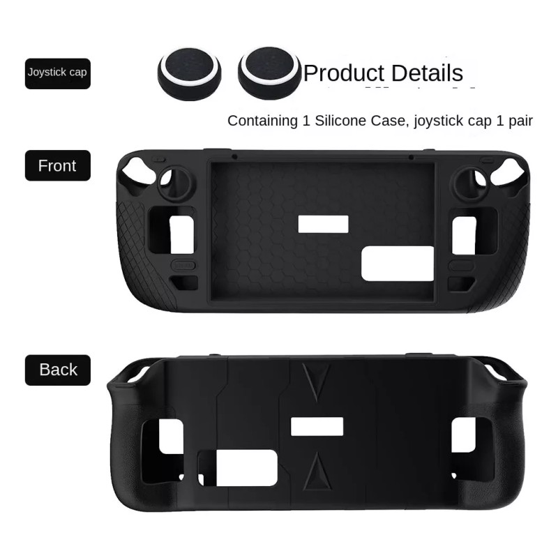 Estuchelandia Funda Cubierta Protectora Silicona Steam Deck Case Consola