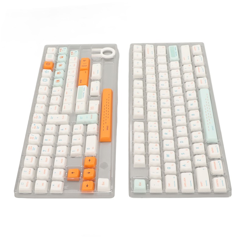 138 Keys Mechanical Keyboard Keycaps Heat Lifting Process Ergonomic PBT