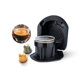 Coffee Capsule Pod Converter for Nespresso Original Capsules, Reusable Coffee Pods Adapter Refill Coffee Capsule Converter Holder Compatible with Dolce Gusto Genio S/Piccolo XS