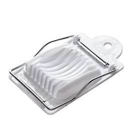 Chef Craft Cortador de huevos básico de acero inoxidable, 5.5 pulgadas de largo, 8 cables