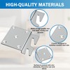 8 Pcs Heavy Duty Universal Wood Bed Rail Hook Plates