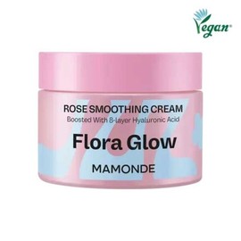 Mamonde Flora Glow Rose Smoothing Cream 50ml / 마몽드 플로라글로우 로즈 스무딩 크림 50ml