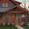 Glidden Total Exterior Paint & Primer All-in-One, Warm Mahogany/Red, Semi-Gloss,