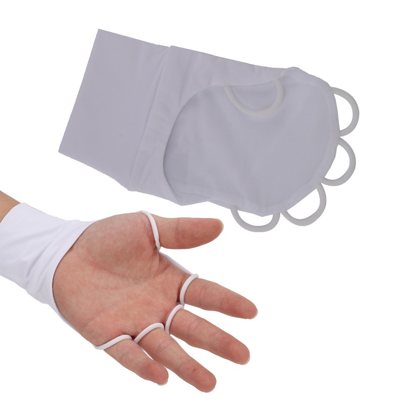 Elastic Golf Half Finger Glove Men Women Ice Silk Sunscreen