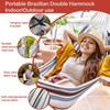 JoyView Brazilian Hammock for Single Preson Portable Hammock with Hanging