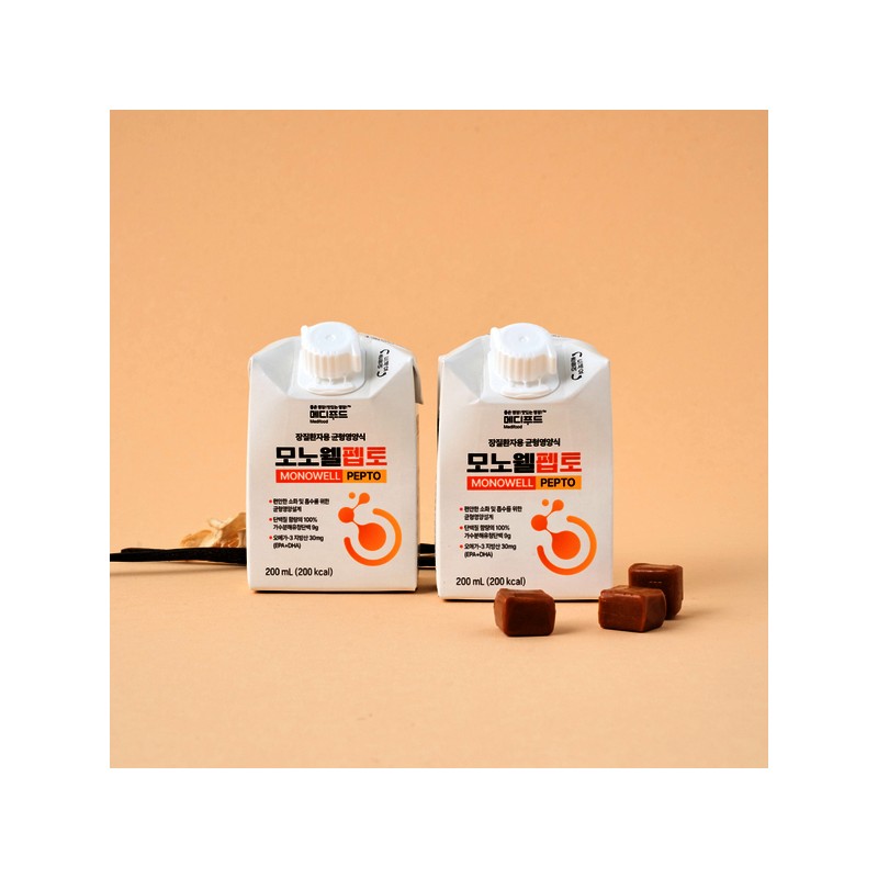 (한국메디칼푸드)모노웰 펩토 (200mLx24팩) (Korea Medical Food) Monowell Pepto (200mL x
