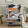 MINGPINHUIUS Wingback Chair Cover Sofa Slipcover - Stretch Polyester Wingback