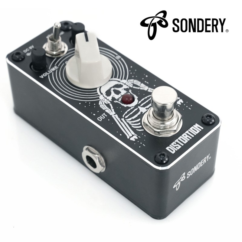 Sondery Distortion Pedal for Guitars, Recreation of 70-80’s Classical British