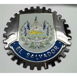El Salvador Mexico Grill Badge Mexican Emblem for Trucks and Cars