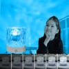 YATOSEEN Water Wave Lamp, 16 Colors Rotating Dynamic Water Wave