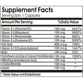 Nutritional Yeast - B Vitamins ~ 100 Capsules - No Additives ~ Naturetition Supplements