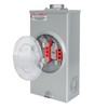 200 Amp Meter Socket, 1 Phase 4 Jaw, 600V 3