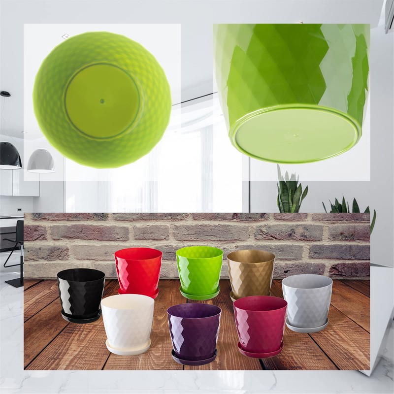Kadax Decorative Flower Pot, for Flowers and Plants, with bottom