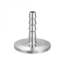 sourcing map 304 Stainless Steel KF25 Flange to 8 mm Rubber Hose Barb Adapter for Vacuum