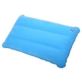 equlup Inflatable Pillow, 2 Colors Portable Folding Casual Inflatable Air Pillow for Outdoor Travel Camping Climbing Hiking Backpacking (Blue)