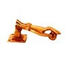 Purpledip Brass Door Knocker Handle: 'Hand Of God' (11137)