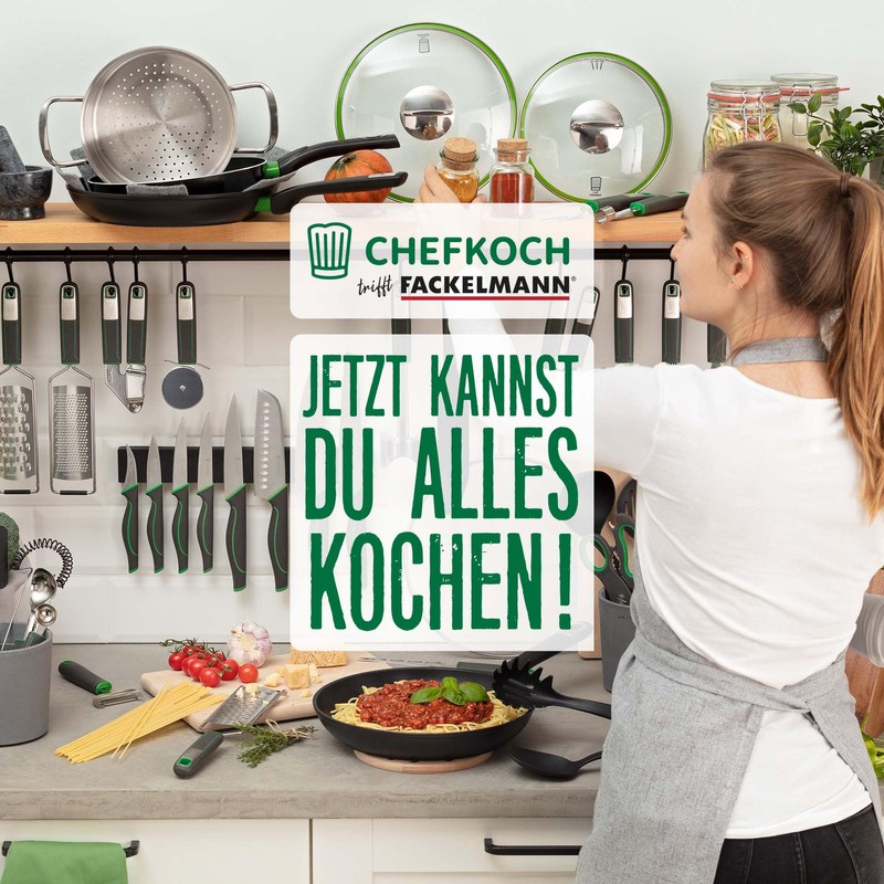 CHEFKOCH Premium Pizza Cutter - Perfect for Pizza, Tarte Flambée