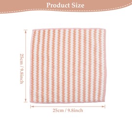 CiciIng Pack of 3 Microfibre Cleaning Cloths, 25 x 25 cm, Ultra Absorbent Cleaning Cloths, Multi-Purpose Microfibre Cloths, Reusable Cleaning Cloths for Kitchen, Household, Car Cleaning