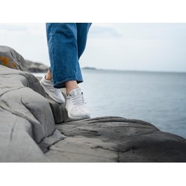 ICEBUG Eli RB9X Lightweight Summer Trainers Made from Recycled Materials for Men and Women, Pearl white, 11 UK