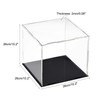 sourcing map Acrylic Clear Display Case Box Dustproof Protection Cube