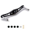 HEIGHTEN 4.7/3.6 inches (120/92 mm) Bait Reel Handle (No Knobs)