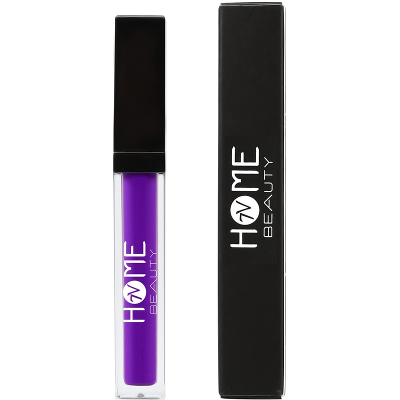 7V HOME BEAUTY Purple Matte Liquid Lipstick, Long Lasting High