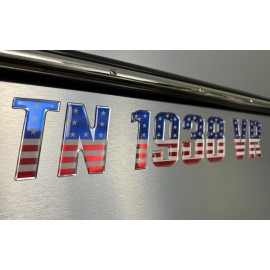 Boat Registration Number Decals Domed Numbers & Lettering USA style