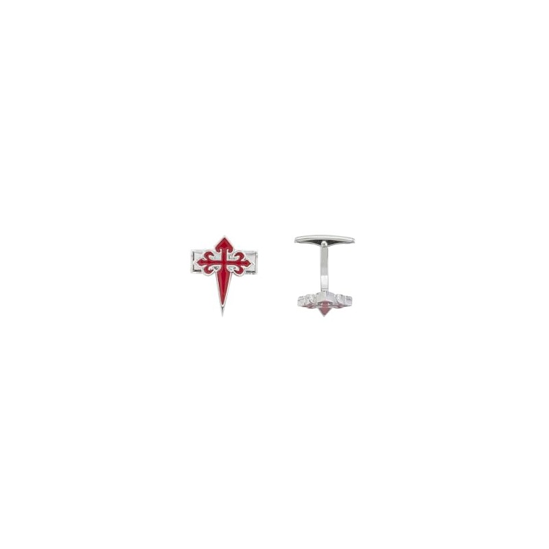 Cencibel Smart Casual St James Cross Cufflinks One Size Rhodium,